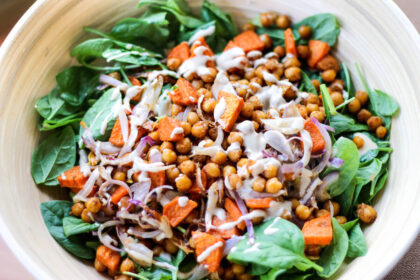 Spinach-and-Chickpea-Salad