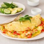 vegetarian-omelette-with-bell-peppers